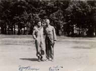 Two men in Army dress